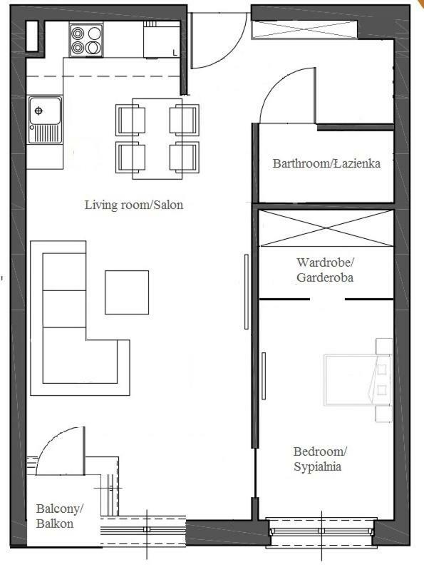 Central Kazimierz Apartment With Balcony كراكوفيا المظهر الخارجي الصورة